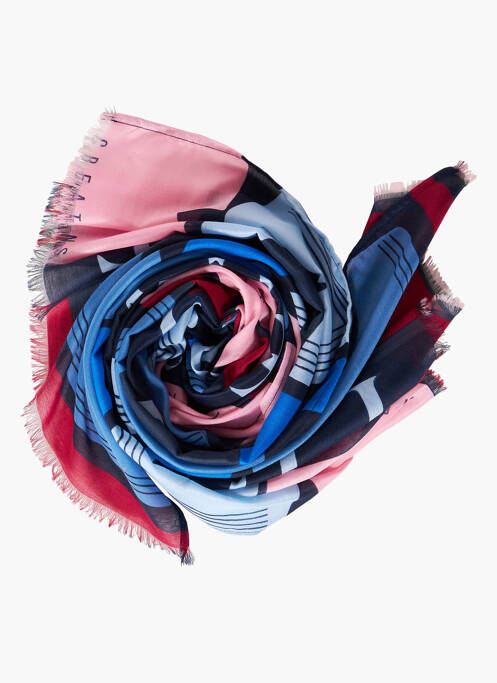 Foulard bleu STREET ONE femme
