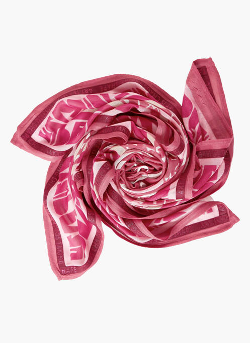 Foulard rose STREET ONE femme