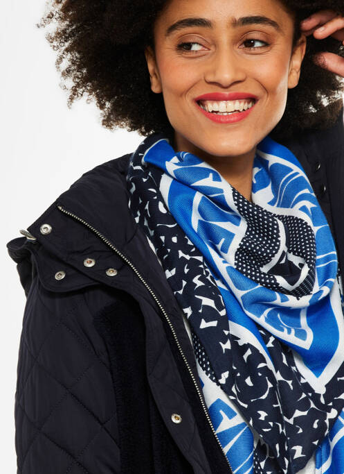 Foulard bleu STREET ONE femme