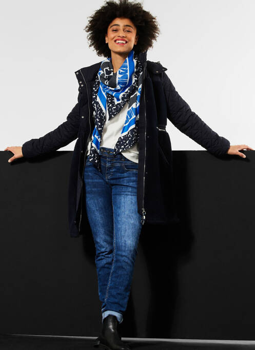 Foulard bleu STREET ONE femme