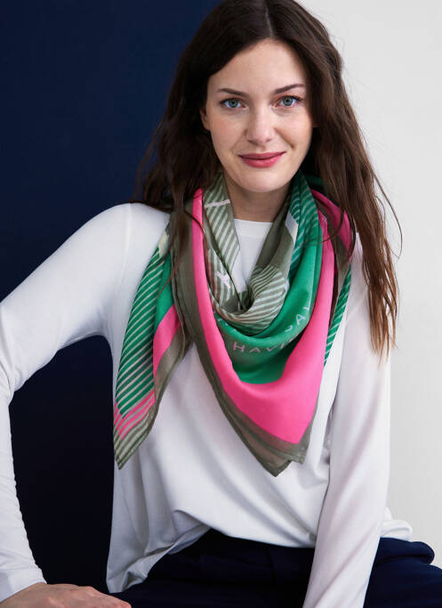 Foulard vert STREET ONE femme