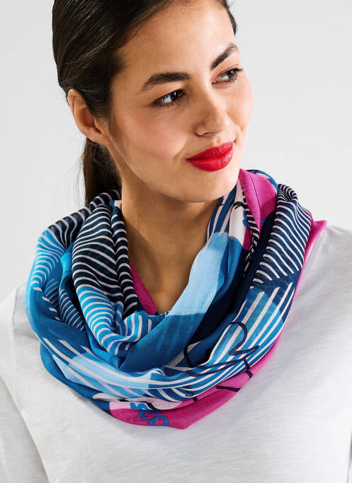 Foulard bleu STREET ONE femme