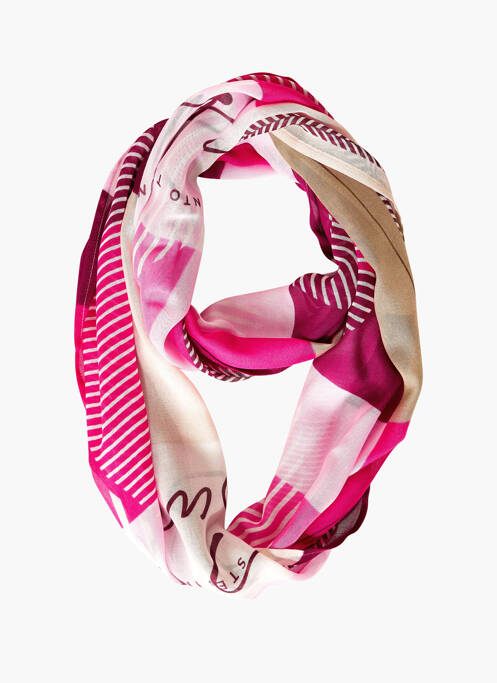 Foulard rose STREET ONE femme
