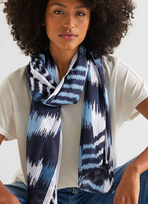 Foulard bleu STREET ONE femme