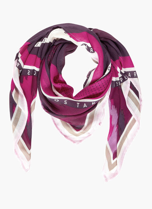 Foulard rose STREET ONE femme