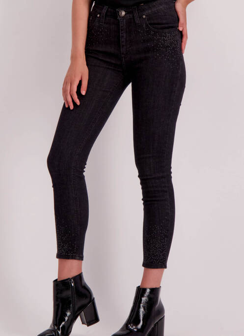 Jeans skinny gris ASTRID BLACK LABEL pour femme