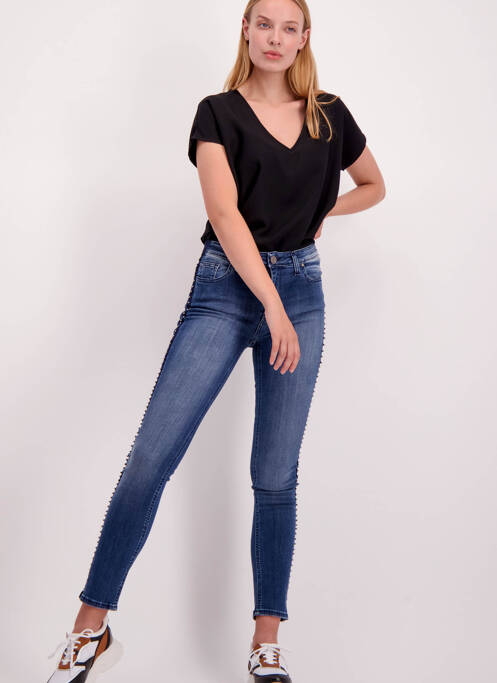 Jeans skinny bleu ASTRID BLACK LABEL pour femme