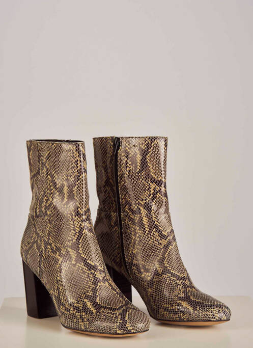 Bottines/Boots vert ASTRID BLACK LABEL pour femme