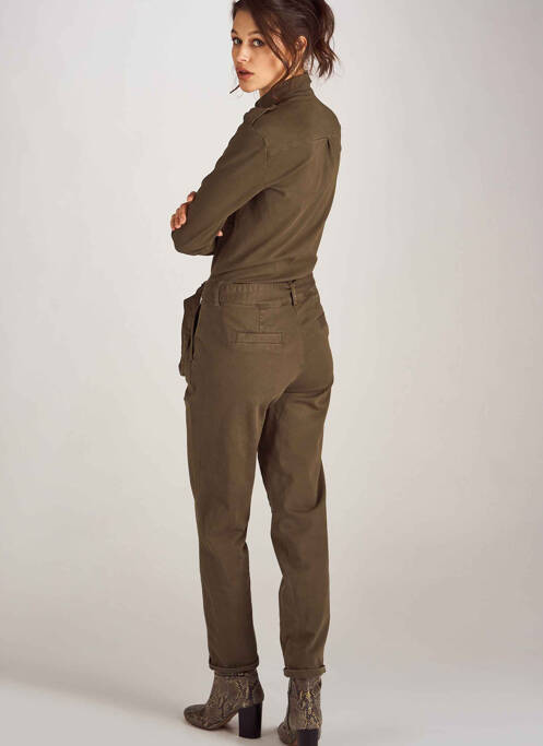 Combi-pantalon vert ASTRID BLACK LABEL pour femme