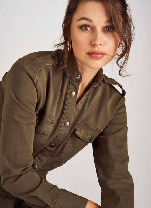 Combi-pantalon vert ASTRID BLACK LABEL pour femme