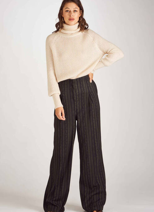 Pantalon large vert ASTRID BLACK LABEL pour femme