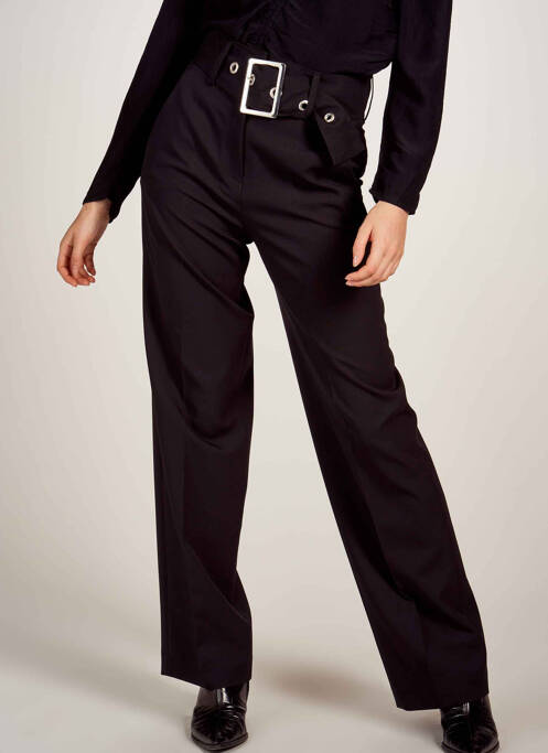 Pantalon droit noir ASTRID BLACK LABEL pour femme
