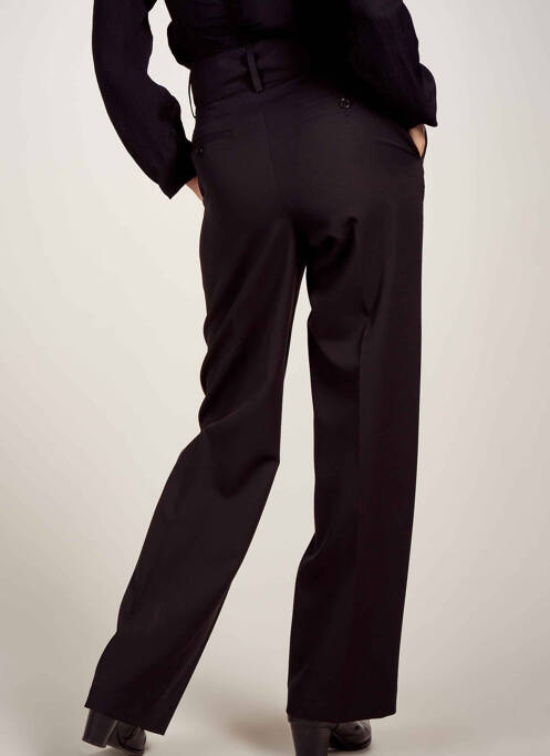 Pantalon droit noir ASTRID BLACK LABEL pour femme