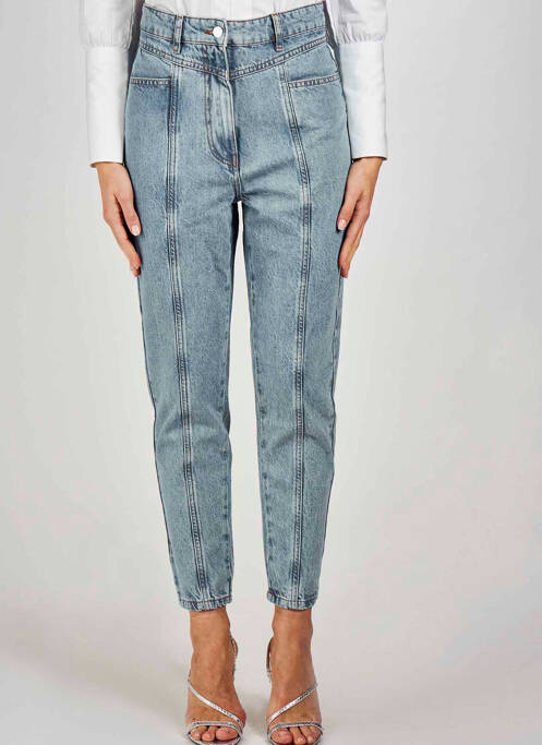 Jeans coupe slim bleu ASTRID BLACK LABEL pour femme