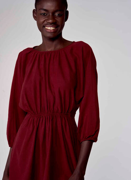 Robe courte rouge ASTRID BLACK LABEL pour femme