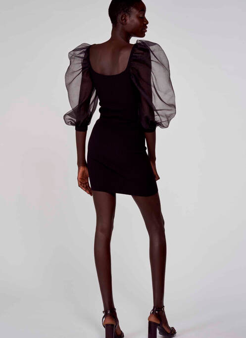 Robe courte noir ASTRID BLACK LABEL pour femme