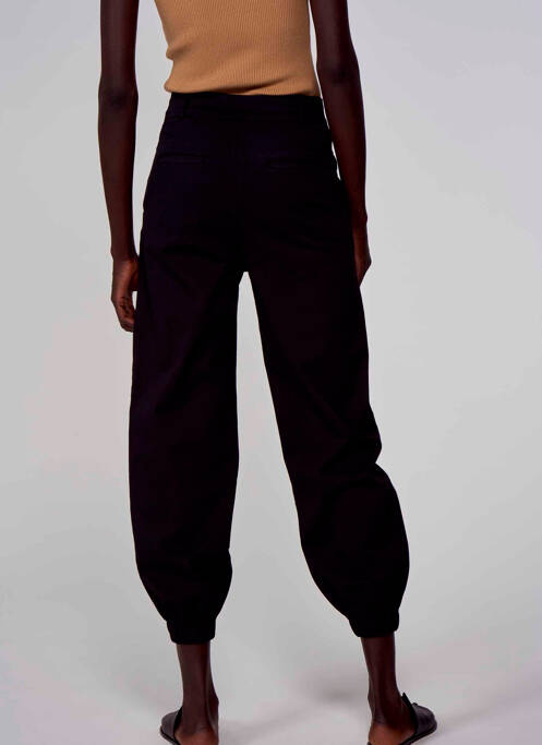 Pantalon cargo noir ASTRID BLACK LABEL pour femme