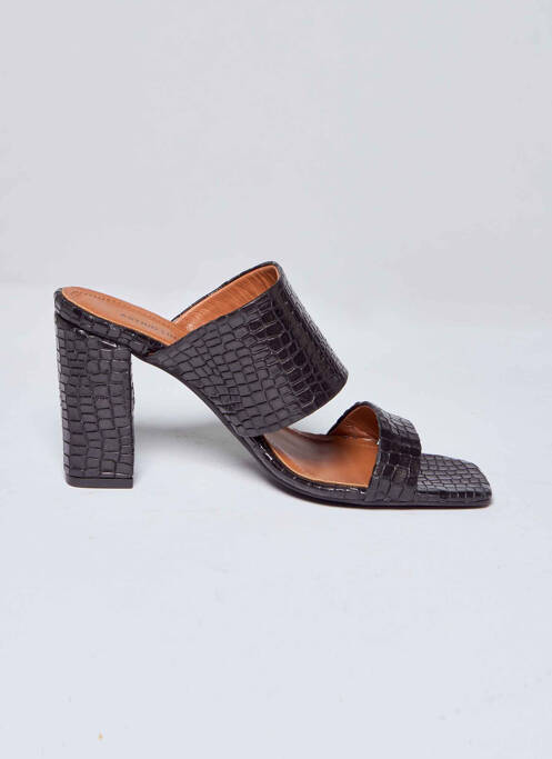 Sandales/Nu pieds noir ASTRID BLACK LABEL femme