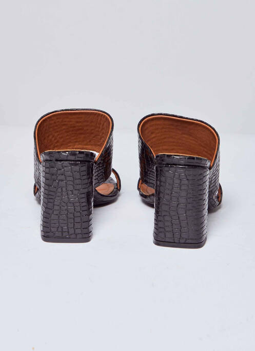 Sandales/Nu pieds noir ASTRID BLACK LABEL femme