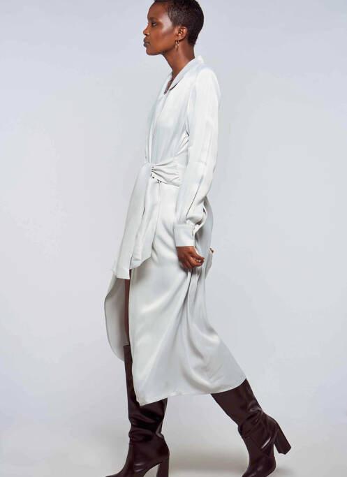 Robe mi-longue bleu ASTRID BLACK LABEL pour femme