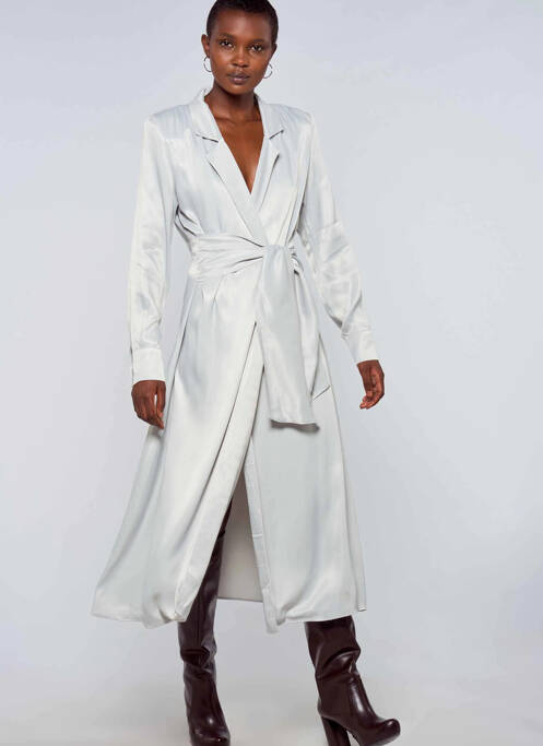 Robe mi-longue bleu ASTRID BLACK LABEL pour femme