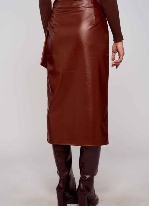 Chemisier marron ASTRID BLACK LABEL pour femme