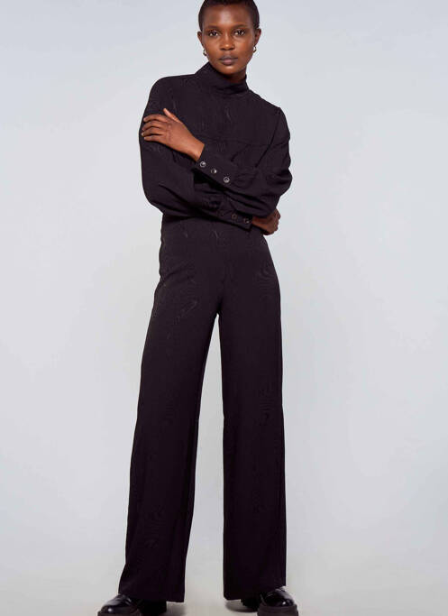 Pantalon flare noir ASTRID BLACK LABEL pour femme