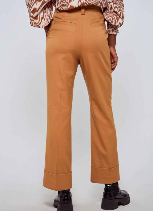 Pantalon large marron ASTRID BLACK LABEL pour femme