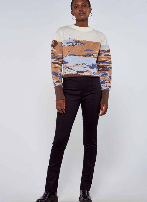 Pantalon slim noir ASTRID BLACK LABEL pour femme