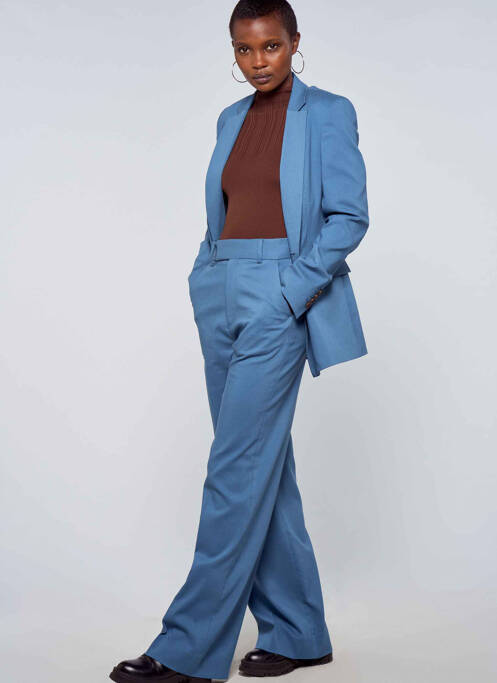 Pull col roulé marron ASTRID BLACK LABEL femme