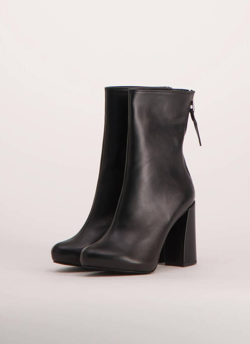 Bottines/Boots noir ASTRID BLACK LABEL femme