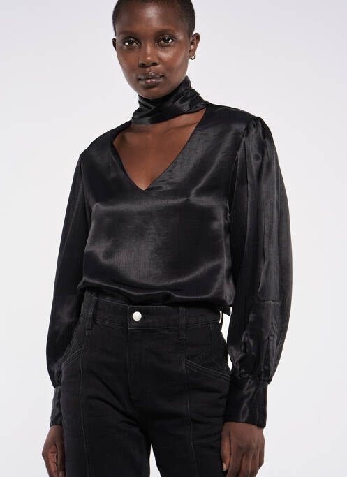 Chemisier noir ASTRID BLACK LABEL femme