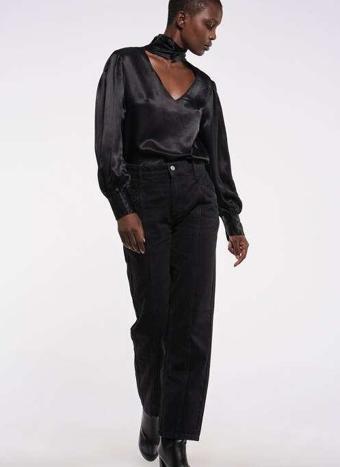 Chemisier noir ASTRID BLACK LABEL femme