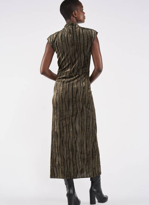 Robe longue vert ASTRID BLACK LABEL pour femme