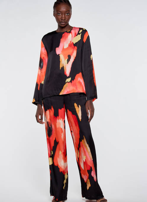 Pantalon flare multicolore ASTRID BLACK LABEL femme