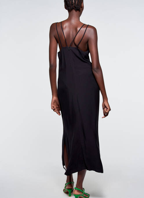Robe longue noir ASTRID BLACK LABEL pour femme