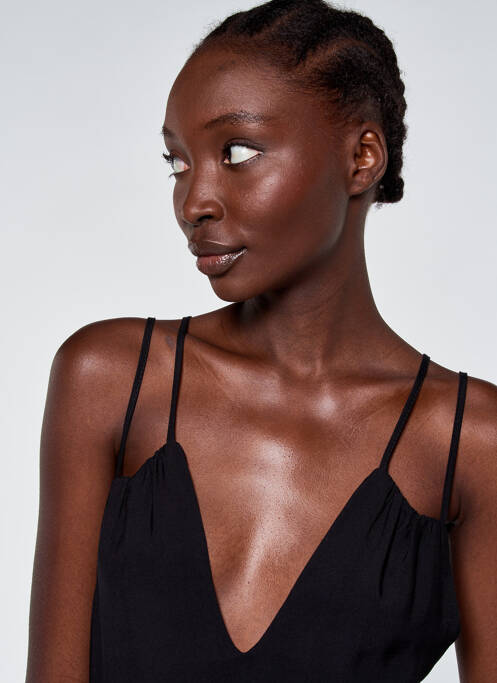 Robe longue noir ASTRID BLACK LABEL pour femme