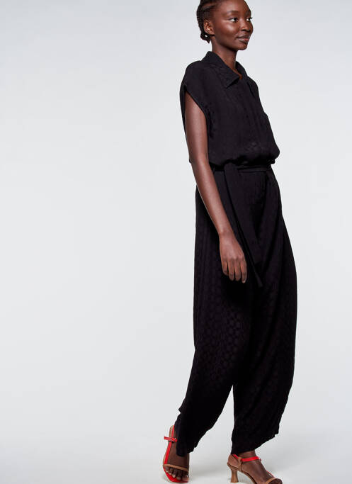 Combi-pantalon noir ASTRID BLACK LABEL femme