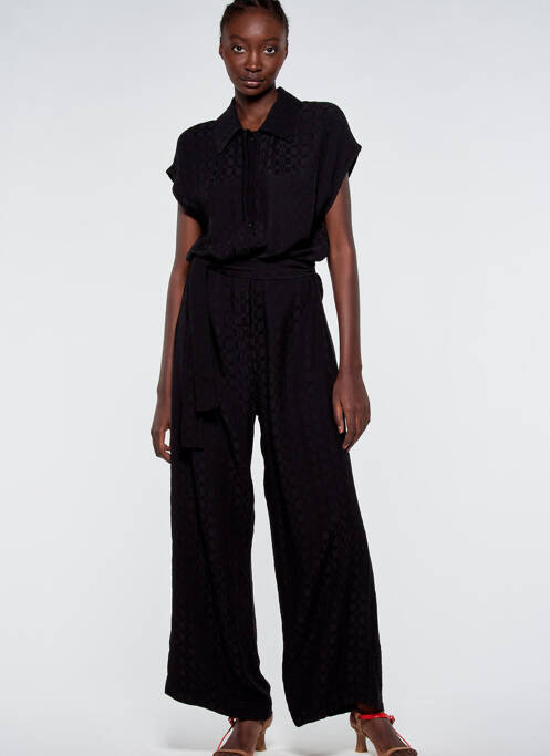 Combi-pantalon noir ASTRID BLACK LABEL femme