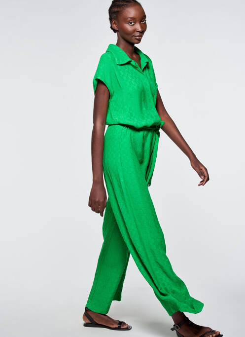 Combi-pantalon vert ASTRID BLACK LABEL pour femme