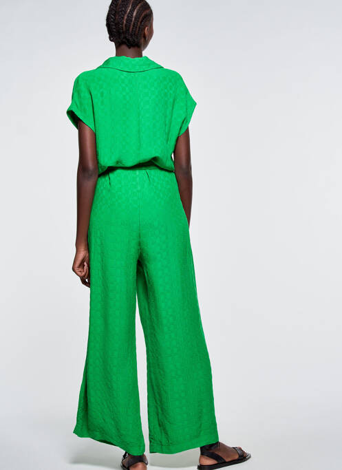 Combi-pantalon vert ASTRID BLACK LABEL femme