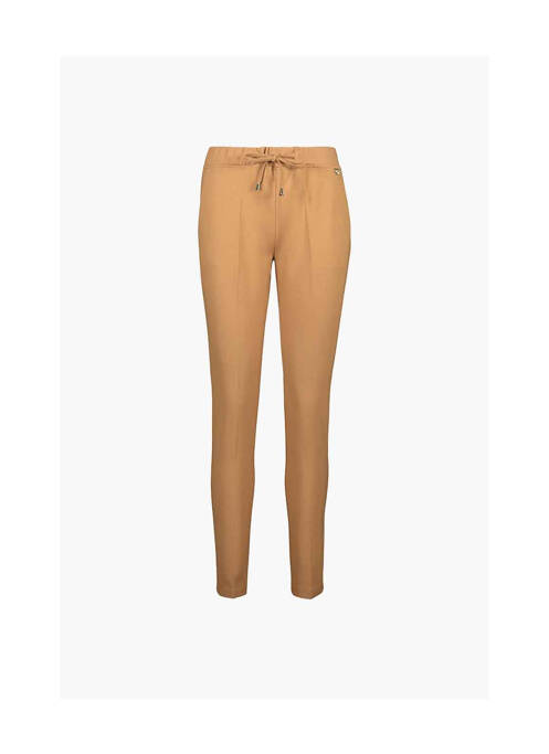 Pantalon chino marron AMELIE & AMELIE pour femme