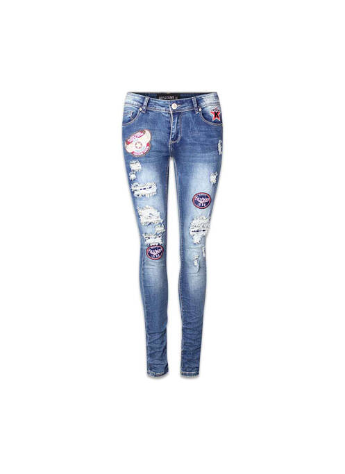 Jeans skinny bleu HAILYS pour femme