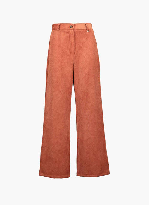 Pantalon droit orange AMELIE & AMELIE pour femme