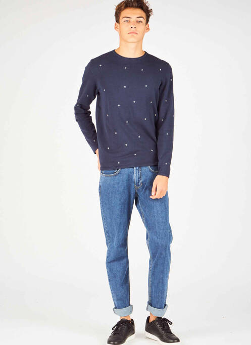 Jeans coupe droite bleu MAC pour homme
