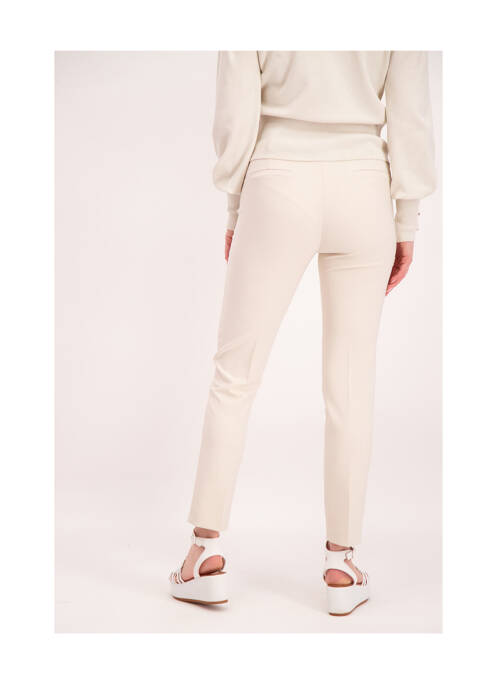 Jeans coupe slim beige AMELIE & AMELIE pour femme