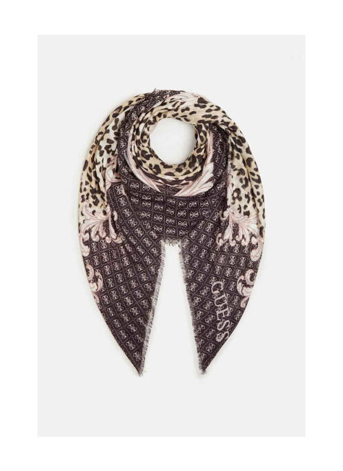 Foulard marron GUESS femme
