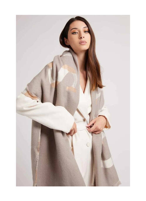 Echarpe gris GUESS femme