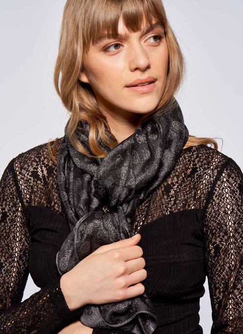 Foulard noir GUESS femme