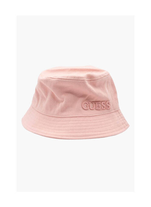 Chapeau rose GUESS femme